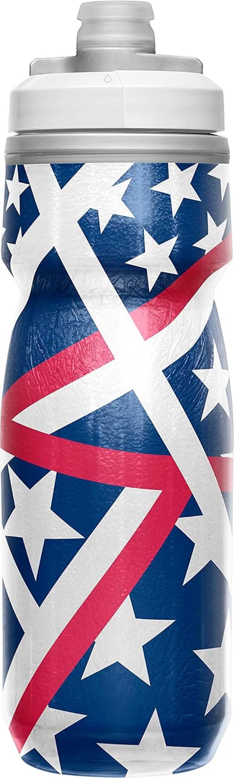 Camelbak Podium Chill Insulated Bike Water Bottle - Easy Squeeze Bottle - Fits Most Bike Cages - 21Oz, Black