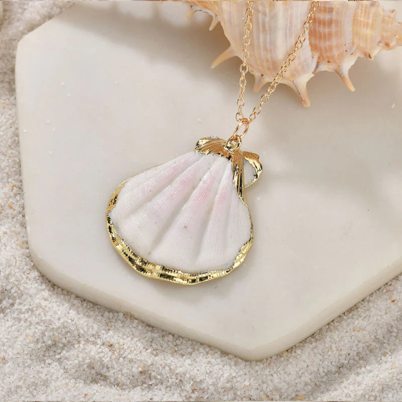 Heartbeats Seashell Necklace Set of 3
