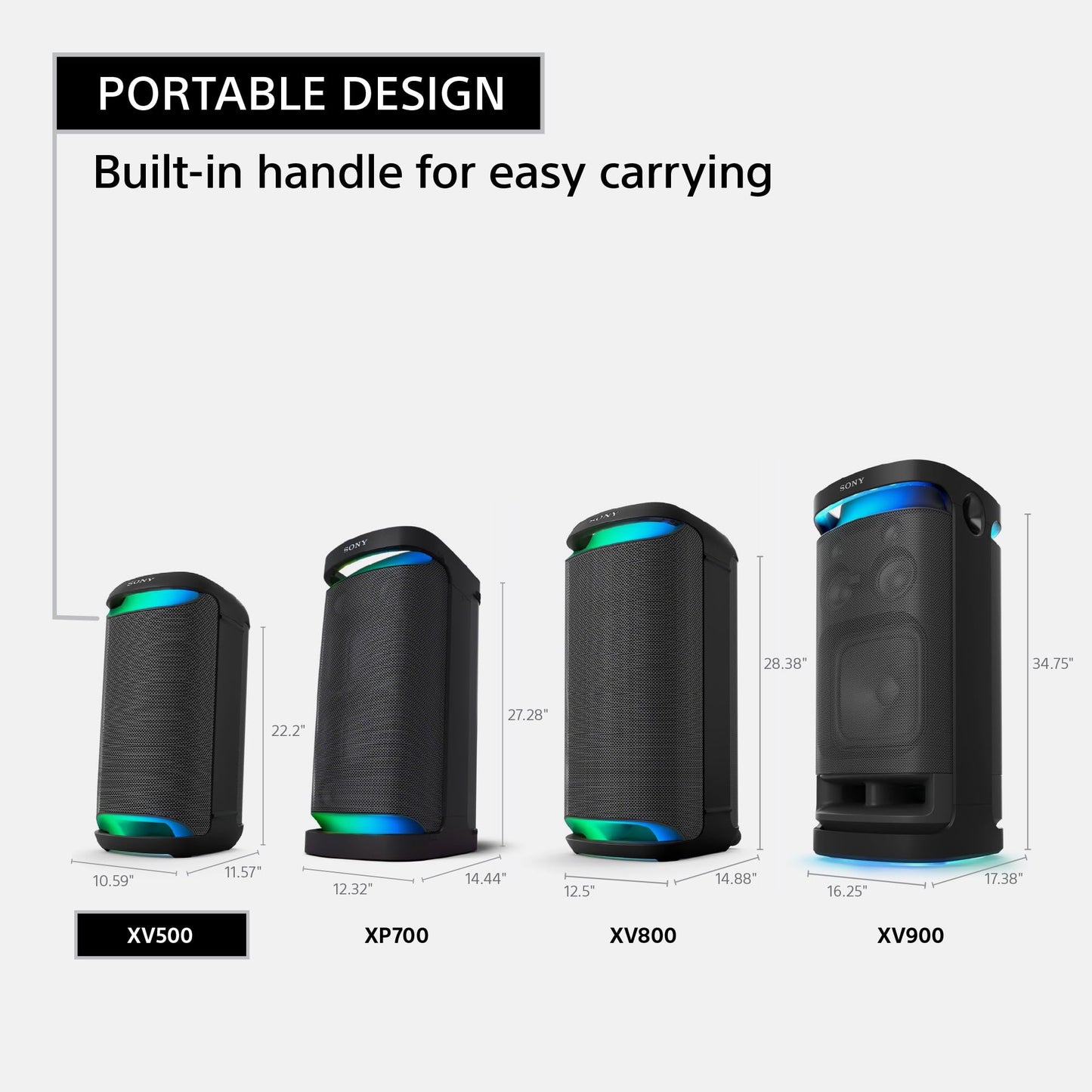Certified Refurbished - Sony - XV500 X-Series Wireless Party Speaker - Black