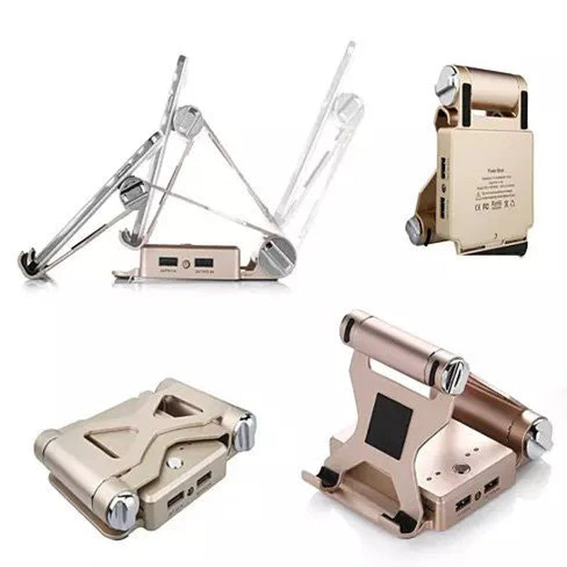Podium Style Stand with Extended Battery up to 200% for Ipad, Iphone and Other Smart Gadgets
