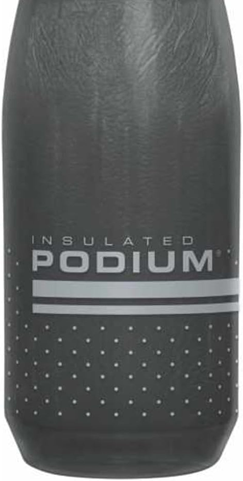Camelbak Podium Chill Insulated Bike Water Bottle - Easy Squeeze Bottle - Fits Most Bike Cages - 21Oz, Black