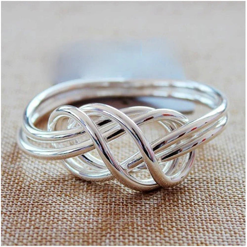 Forever and Ever Bracelet with Double Infinity Loops