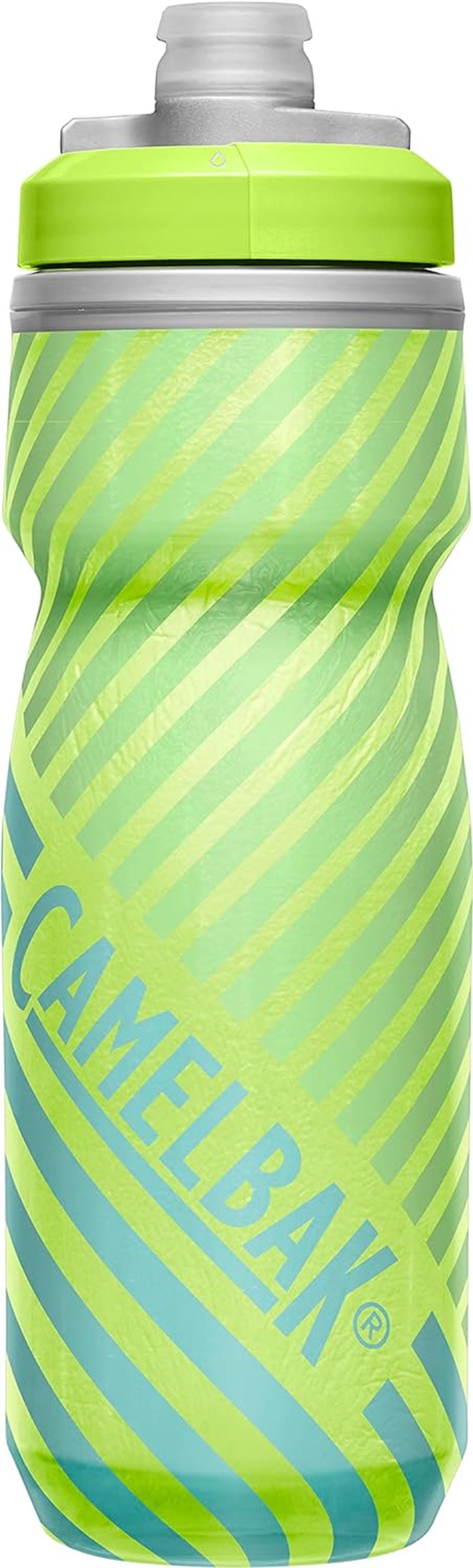 Camelbak Podium Chill Insulated Bike Water Bottle - Easy Squeeze Bottle - Fits Most Bike Cages - 21Oz, Black