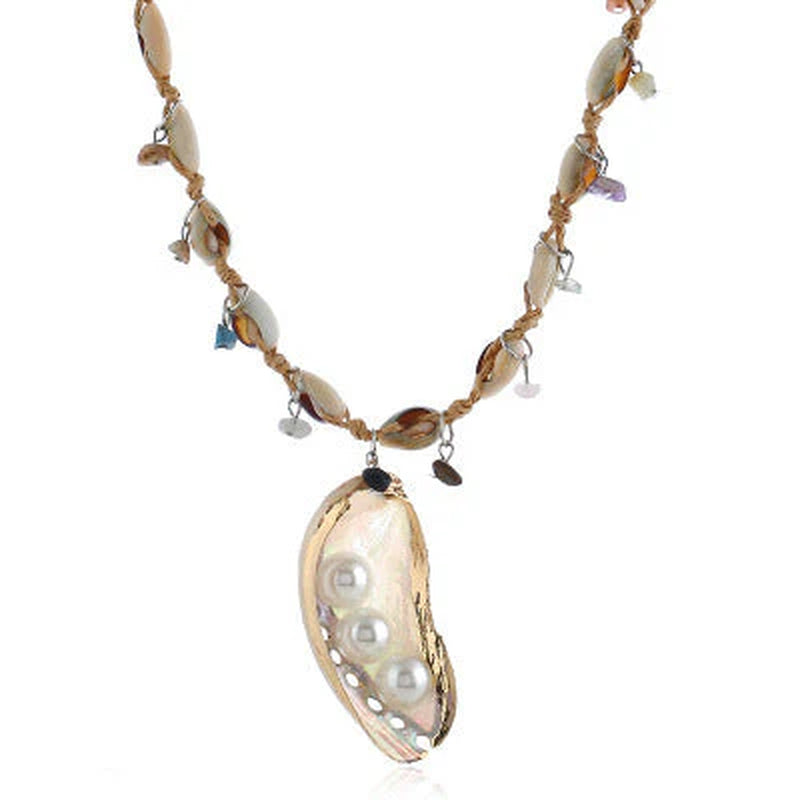 Nature'S Delight Pearls in the Seashell Necklace