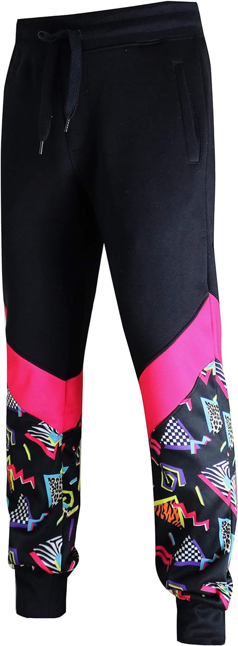 Screenshotbrand Mens Hip Hop Premium Slim Fit Track Pants - Athletic Jogger Bottom with Side Taping