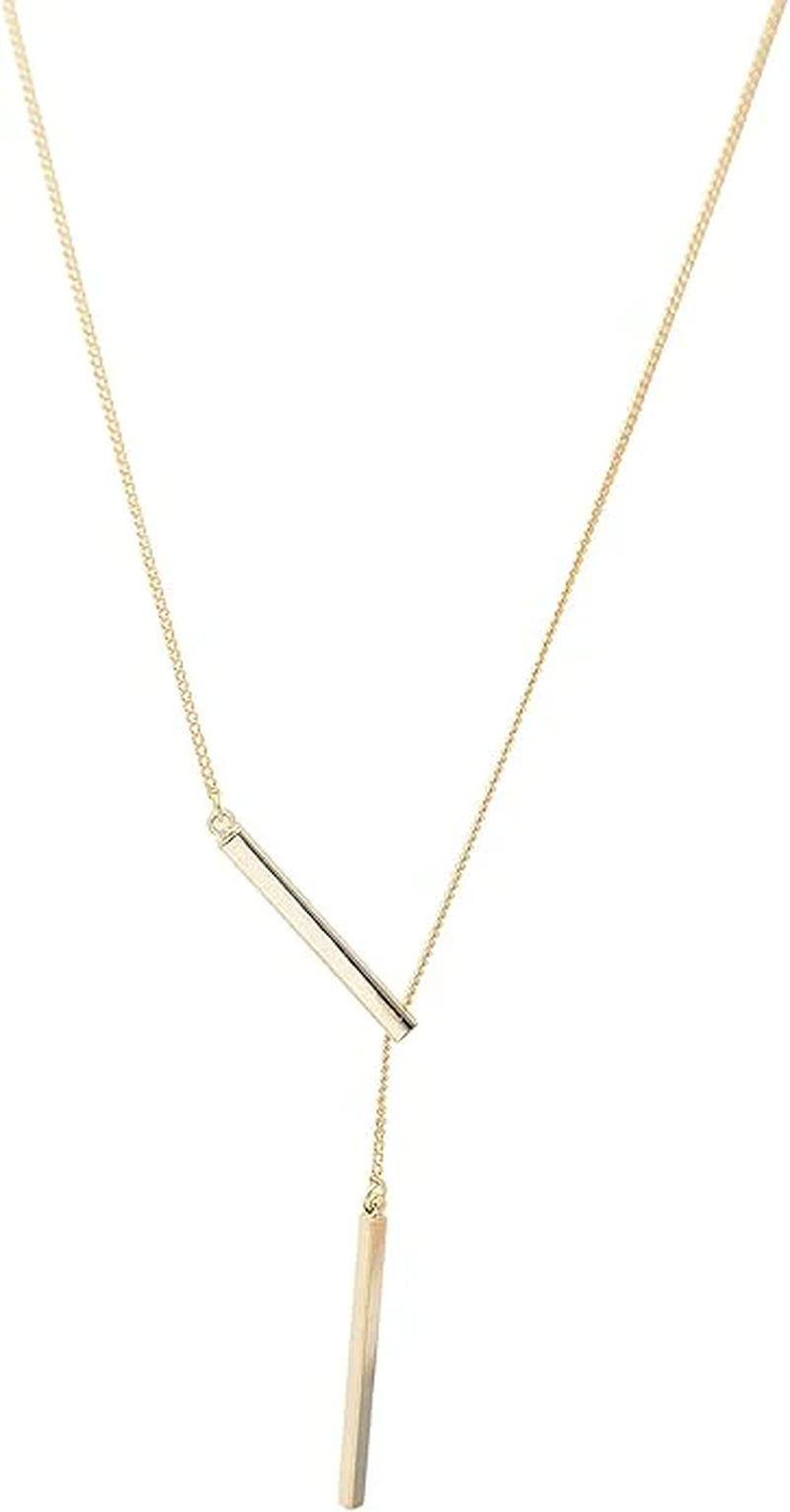 Balance Bar Lariat Necklace