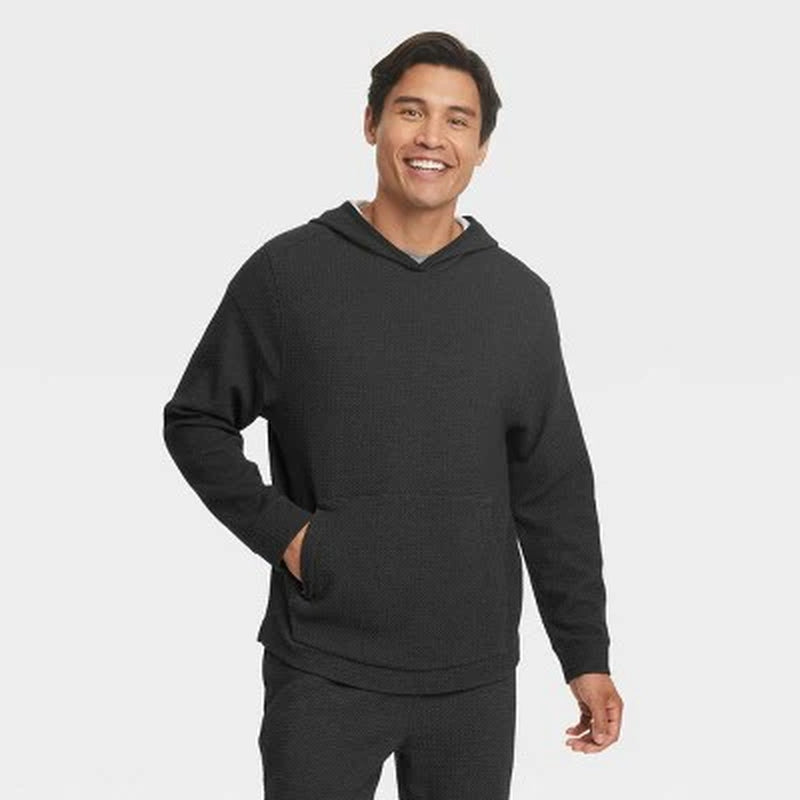 All in Motion Men'S Pullover Hooded Fleece Hoodie Kangaroo Pocket