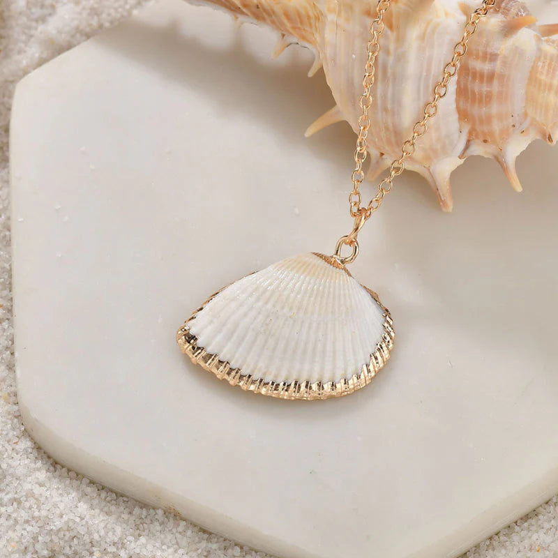 Heartbeats Seashell Necklace Set of 3
