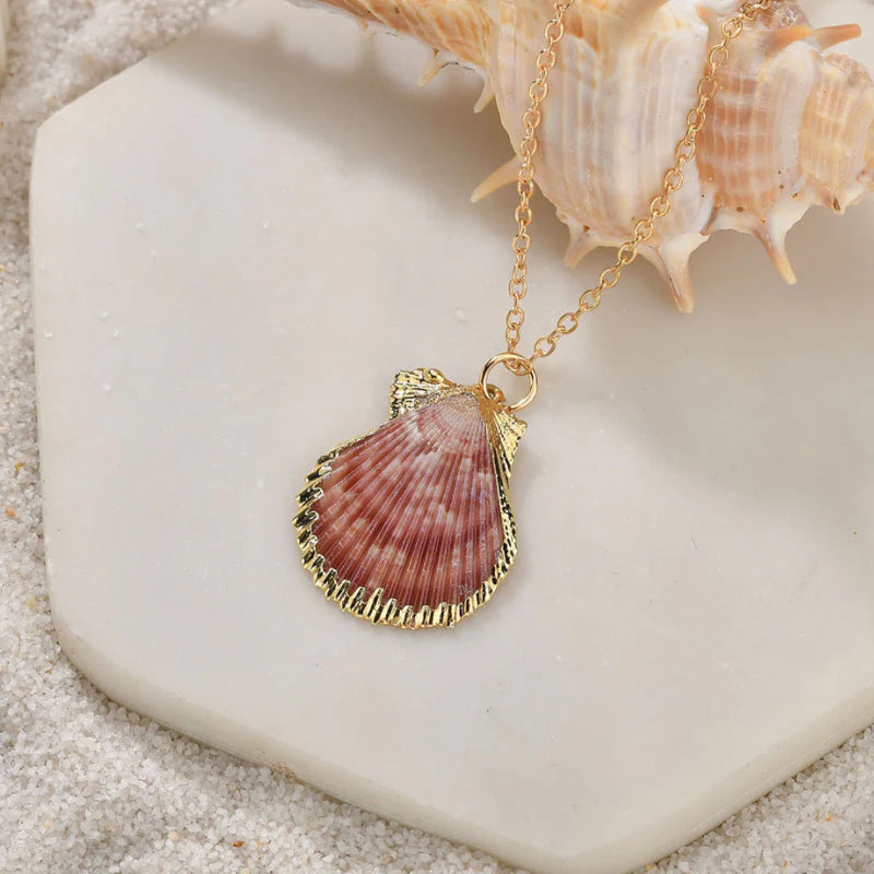 Heartbeats Seashell Necklace Set of 3