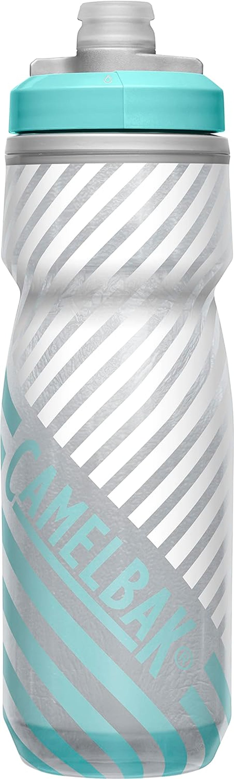 Camelbak Podium Chill Insulated Bike Water Bottle - Easy Squeeze Bottle - Fits Most Bike Cages - 21Oz, Black
