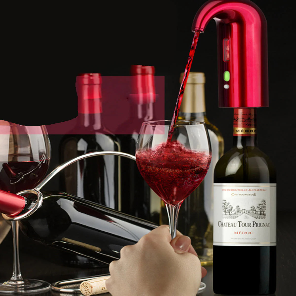 Wine on Tap Wine Oxygenator for Smoother Taste