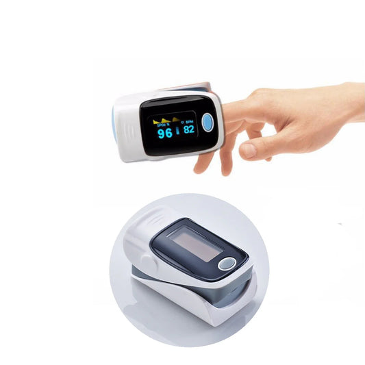 Fingertip Pulse Oximeter and Blood Oxygen Saturation Monitor with LED Display