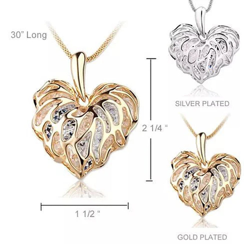 Sweet Memories the Treasures of a Lifetime Necklace in Gold and Silver Plating