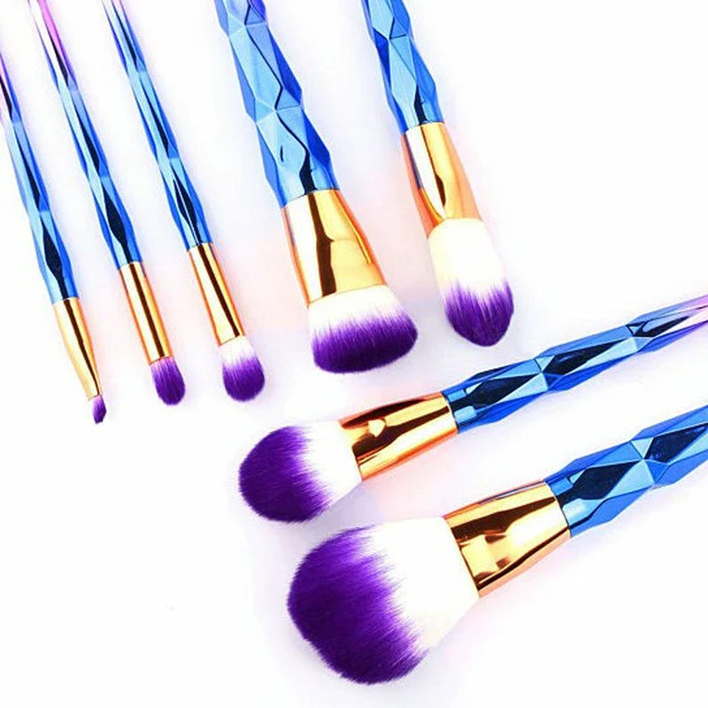 Unicorn Exotic Beauty Enhancer Cosmetic Brush Set of 7