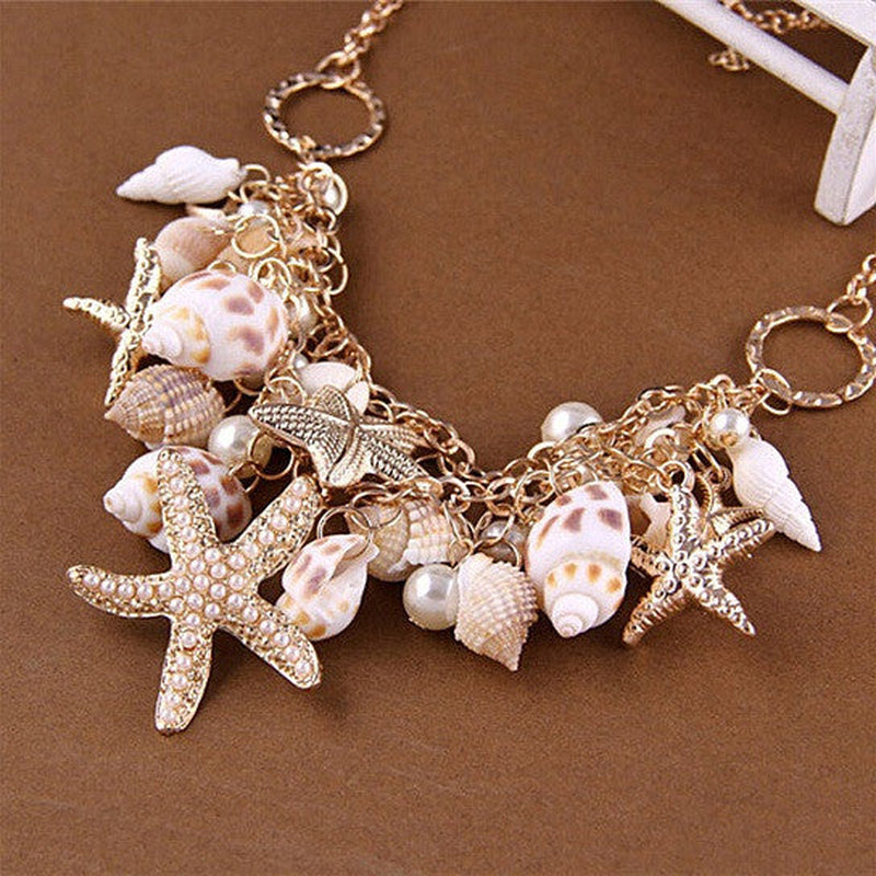 Sweet Nature Necklace with Sea Shells