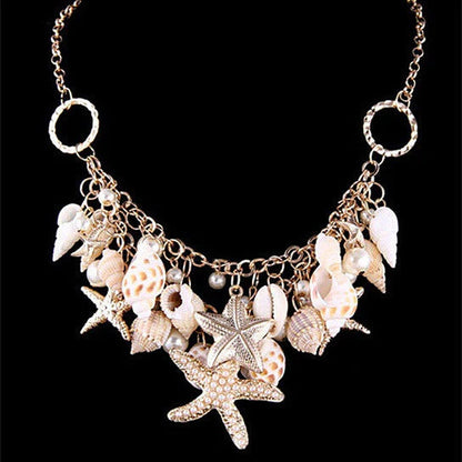 Sweet Nature Necklace with Sea Shells