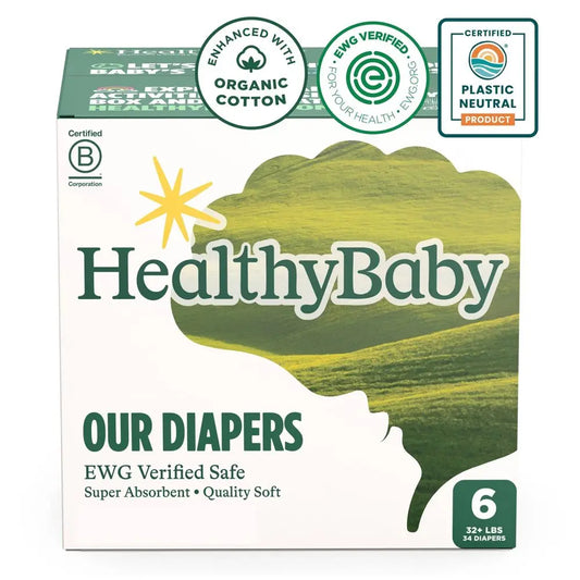 Healthy Baby Disposable Diapers - Size 6 - 34Ct