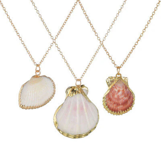 Heartbeats Seashell Necklace Set of 3